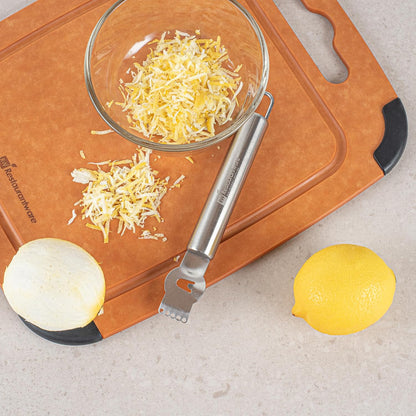 Stainless Steel Citrus Zester And Channel Knife, 6.5 In