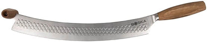 Stainless Steel Pizza Cutter - Copenhagen Multifunctional Pizza Wheel Cutter - Handheld Food Slicer - Silver Non-Stick Adjustable Roller - Dishwasher Safe - for Kitchen Cooking