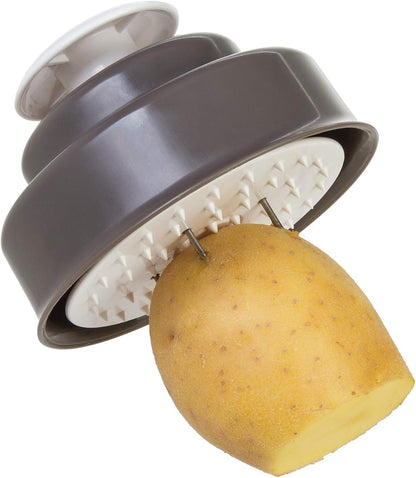 Professional Mandoline - Versatile Slicer with Adjustable Straight, Waffle, and Julienne Blades, Extra-Wide Stainless Steel Deck, Safety Hand Guard, Non-Skid Feet, and Space-Saving Design