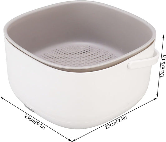 360 Degree Ultrasonic Fruit and Vegetable Washing Machine Cleaner for Home Kitchen - Food Purifier Device Removes Pesticides from Produce and Meats