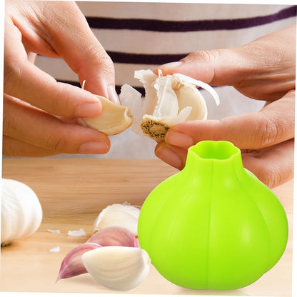 Silicone Garlic Peeler Tube Easy Peel Tool for Kitchen Use Portable Lightweight Garlic Skin Remover for Home Cooking