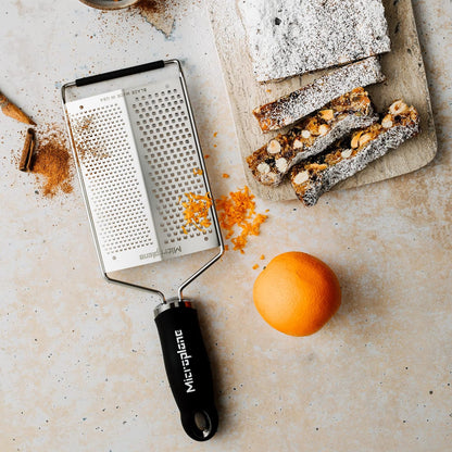 Gourmet Dual Grater - Fine and Coarse Stainless Steel Blades for Effortless Parmesan Cheese Grating and More