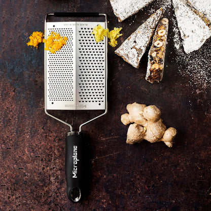 Gourmet Dual Grater - Fine and Coarse Stainless Steel Blades for Effortless Parmesan Cheese Grating and More