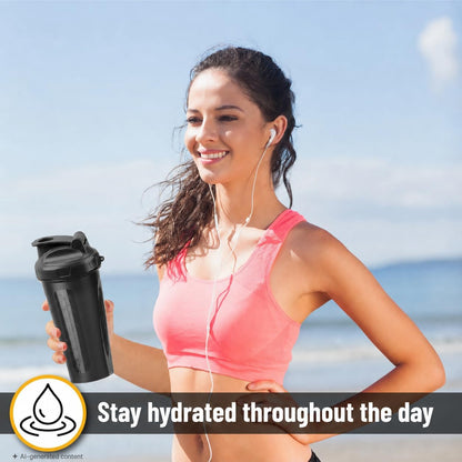 Shaker Bottles for Protein Mixes, 28 oz