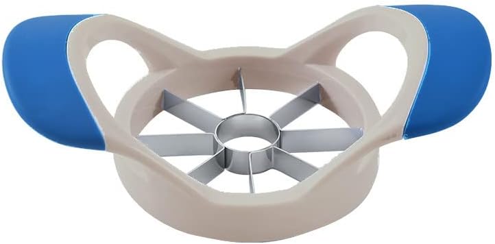1 Apple Slicer Corer Divider 8 Blade-Easy Grip Apple Cutter With Stainless Steel- Fast Usage Apple Corer And Slicer Tool medium size 7"X4.2"
