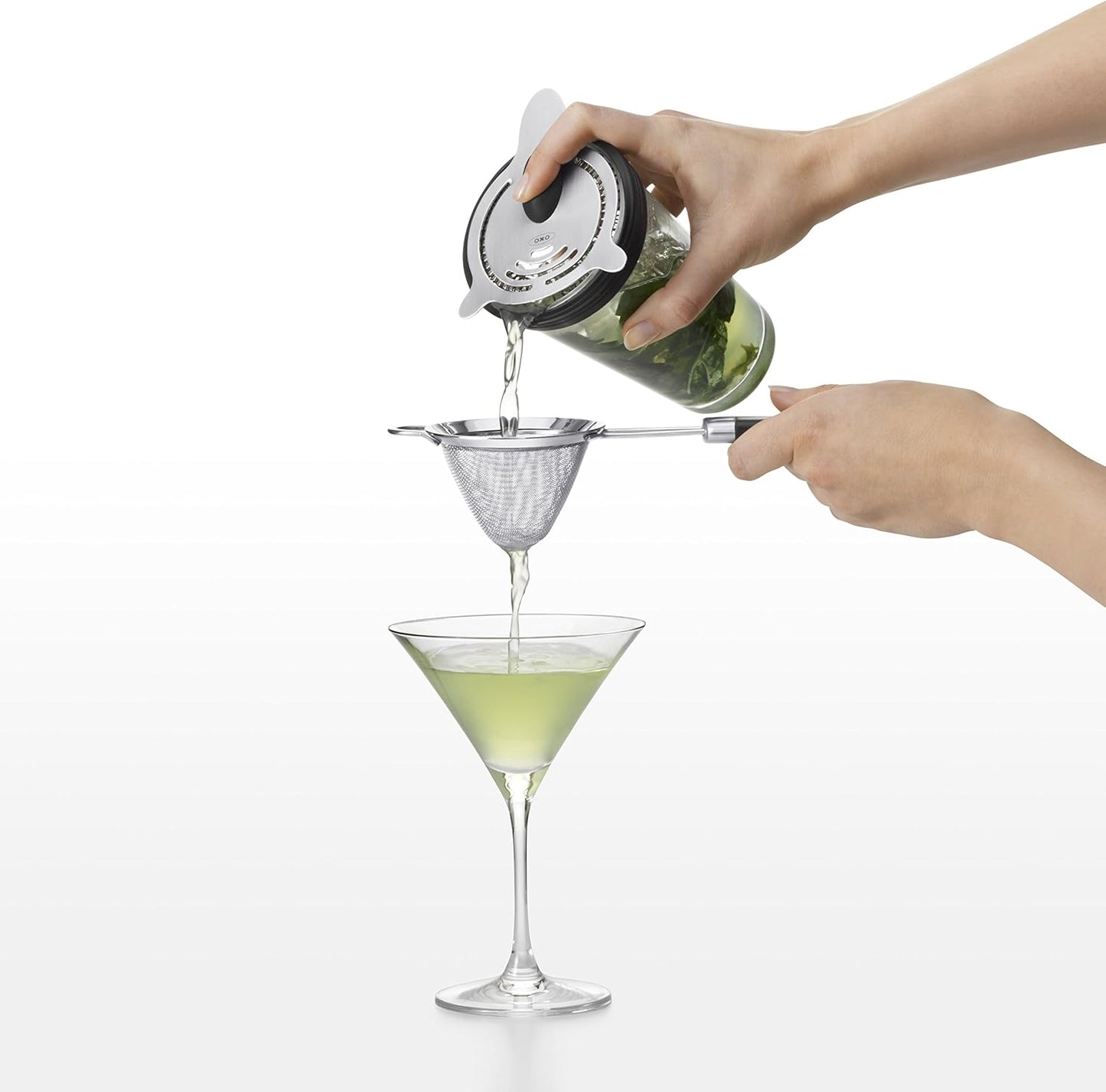 Fine Mesh Cocktail Strainer, Stainless Steel
