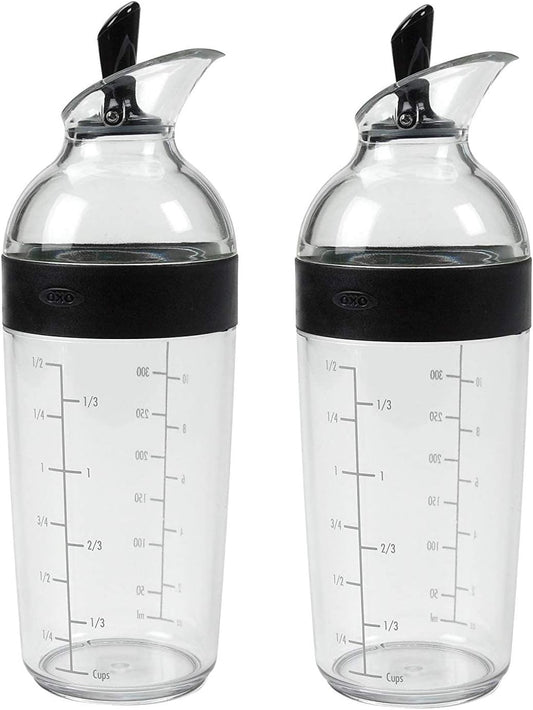 Good Grips Salad Dressing Shaker, Black (2 Pack)