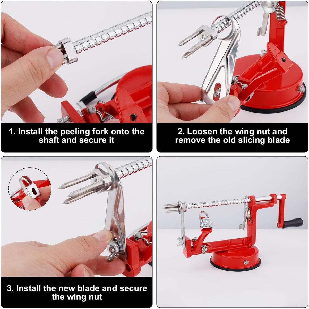 8pcs Apple Peeler Replacement Accessories, Fruit Peeler Machine Blade