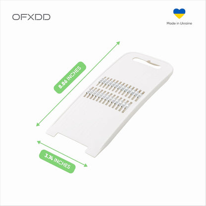 Julienne and Korean Carrot Salad Grater - Kitchen Hand Vegetable Grater - Carrot Plastic Shredder
