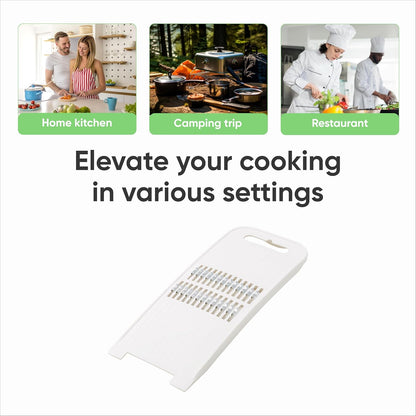 Julienne and Korean Carrot Salad Grater - Kitchen Hand Vegetable Grater - Carrot Plastic Shredder