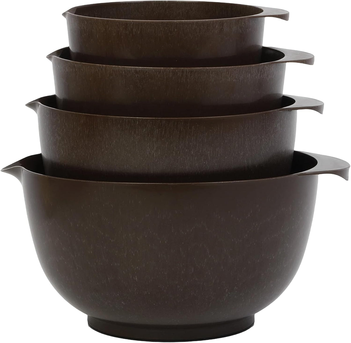 BoxedHome Mixing Bowls Set of 4, BPA Free Plastic,Microwave Safe, Pink