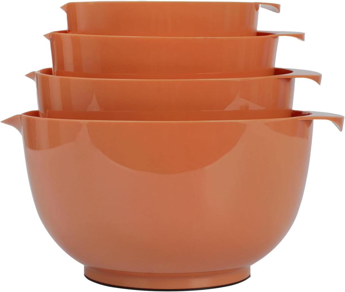 BoxedHome Mixing Bowls Set of 4, BPA Free Plastic,Microwave Safe, Pink