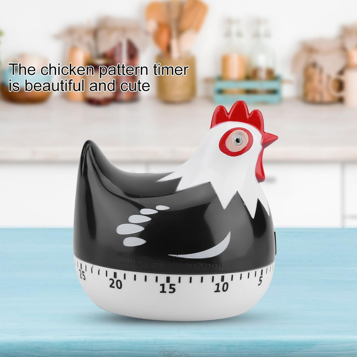 Chicken Cartoon Kitchen Timer, Chick Hen Baking Countdown Mechanical