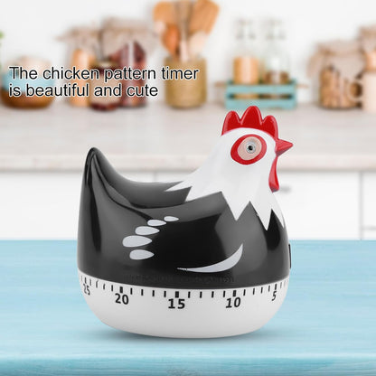 Chicken Cartoon Kitchen Timer, Chick Hen Baking Countdown Mechanical