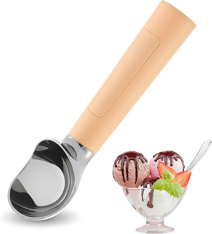 Heated Ice Cream Scoop Rechargeable, Electric Warming Ice Cream Scooper with LED Display, Heats to 158°F for Hard Ice Cream, Easy for Seniors & Kids, IP67 Waterproof (Black, 2 oz)