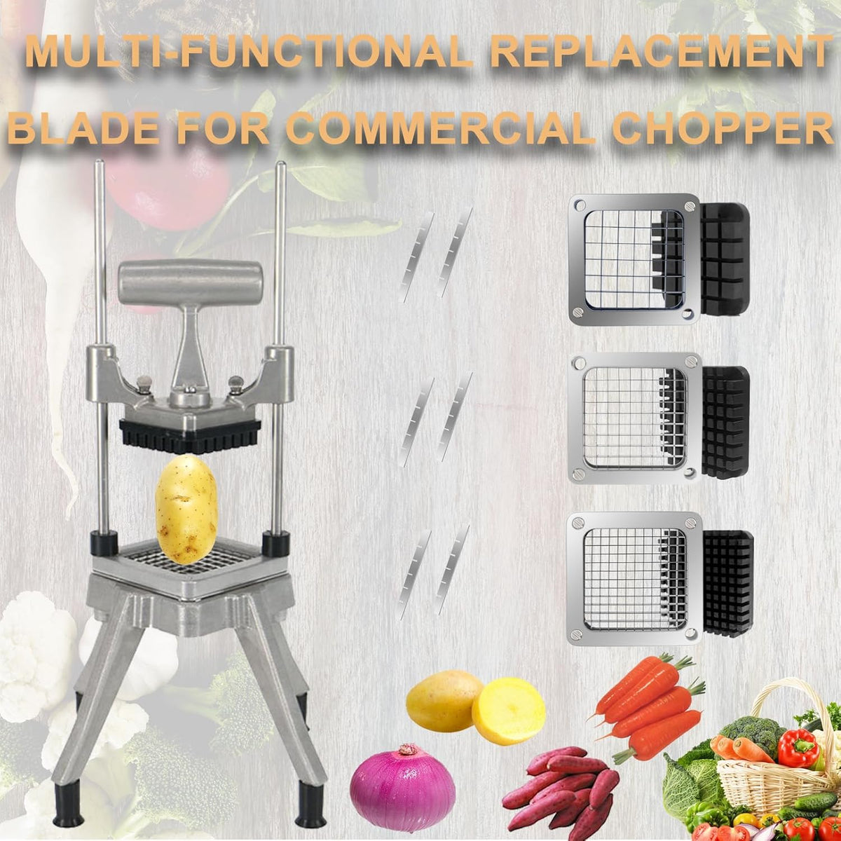 Commercial Vegetable Replacement Chopper 1/2’’ Blade