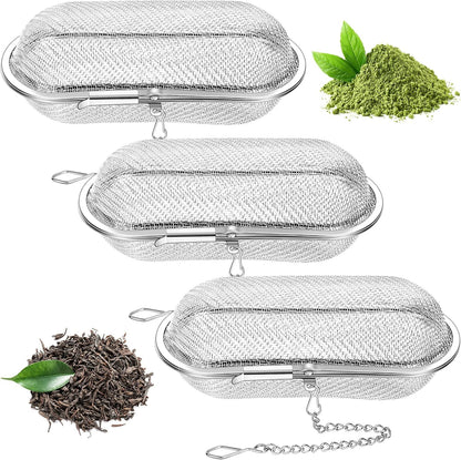 3 Pcs Large Tea Ball Infusers, Loose Leaf Tea Strainers