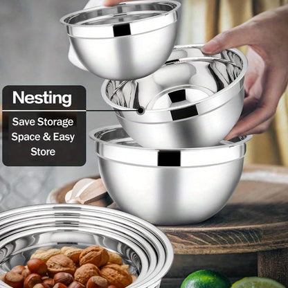 Mixing Bowls with Lids Set(Colorful-7 Sizes)