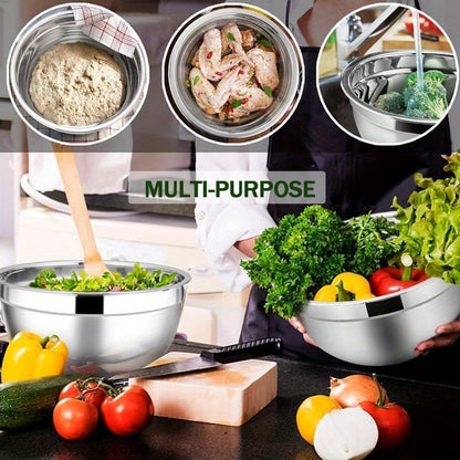 Mixing Bowls with Lids Set(Colorful-7 Sizes)