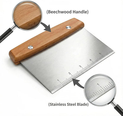 Dough Cutter, Kitchen Scraper, Food Scrapers, Bench Scraper Kitchen Tool