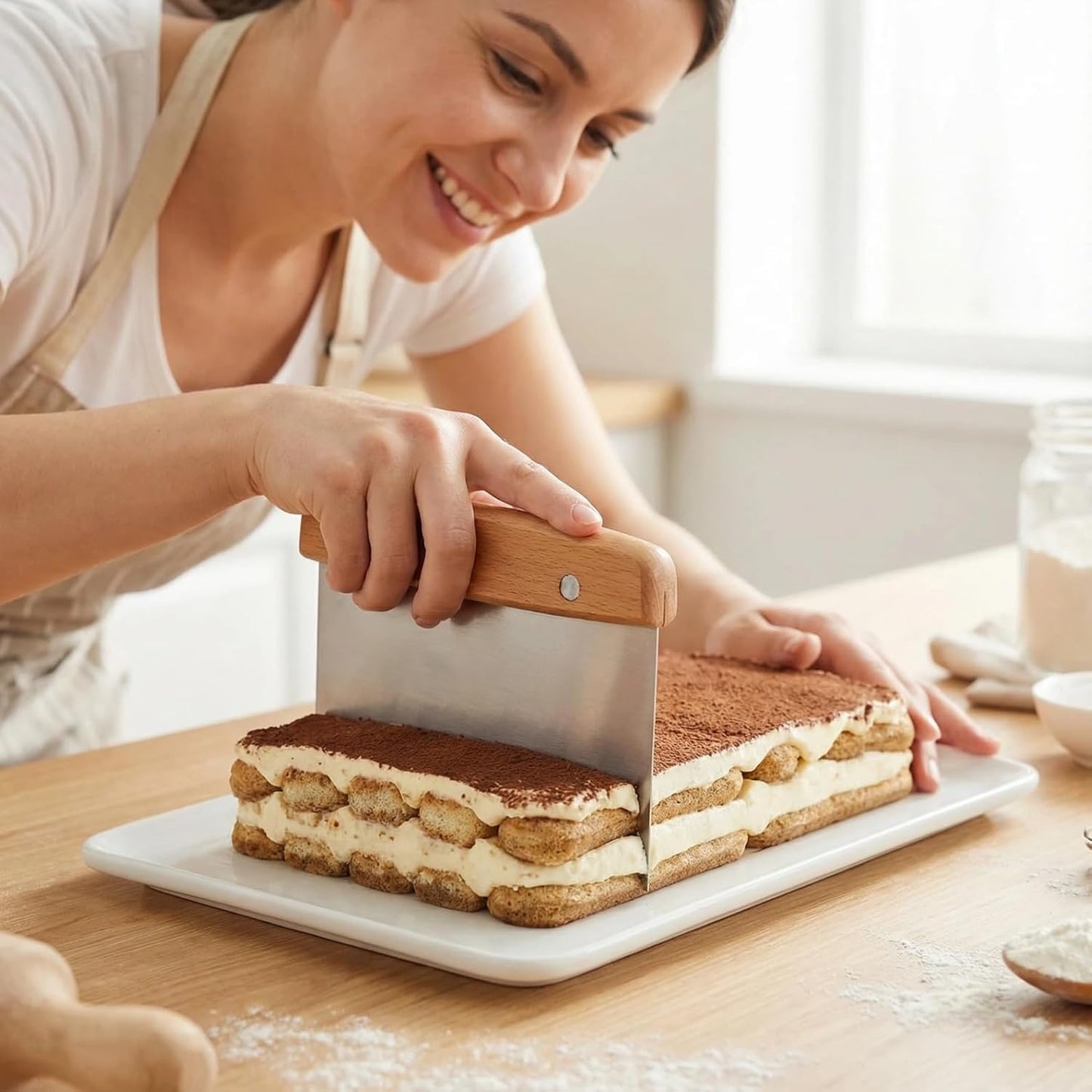 Dough Cutter, Kitchen Scraper, Food Scrapers, Bench Scraper Kitchen Tool