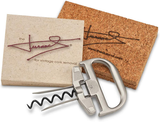 ® Two Part Wine Cork Removal Device | Removes Older Corks, Removes Fragile Corks, Extracts Corks Whole and Intact