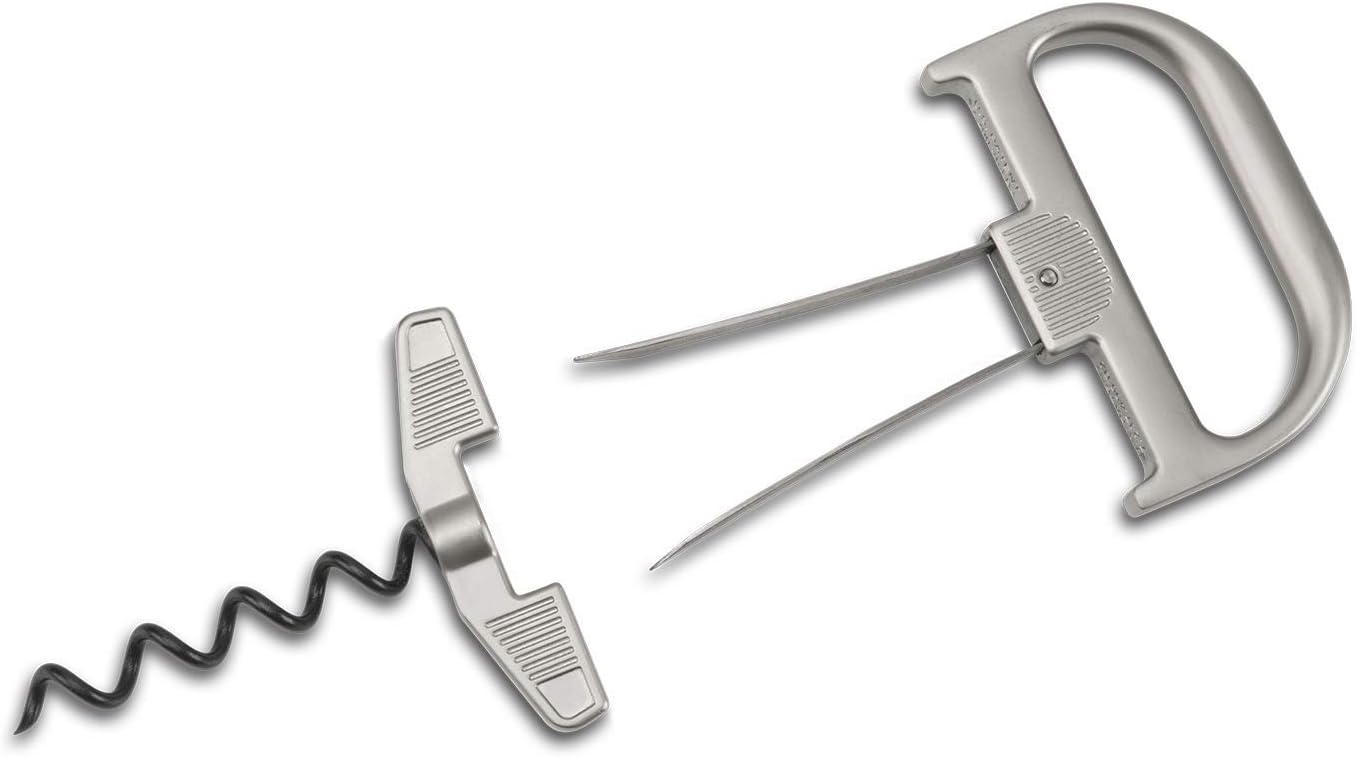 ® Two Part Wine Cork Removal Device | Removes Older Corks, Removes Fragile Corks, Extracts Corks Whole and Intact