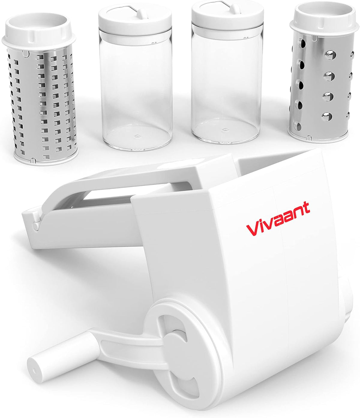 Rotary Cheese Grater Hand Crank, Handheld Parmesan Cheese Shredder