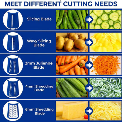 Rotary Cheese Grater Hand Crank, Handheld Parmesan Cheese Shredder