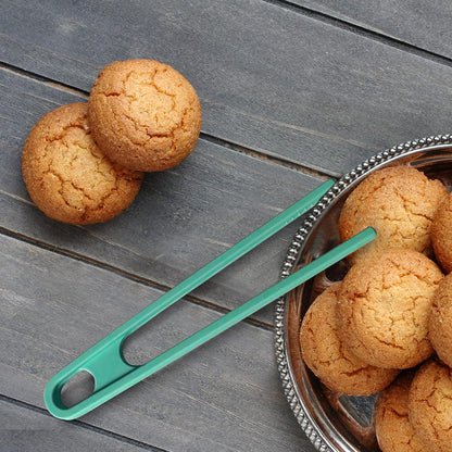 Toaster Tongs Silicone (set of 2) - Good for Tossing Salad, Grilling, Frying and Serving - small 6 in & large 8 in - Excellent for Kids - Non-Stick Stainless Steel - Heat Resistant - Dishwasher Safe