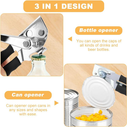 Commercial Can Opener Heavy Duty, Manual Crank Can Opener for Large Cans