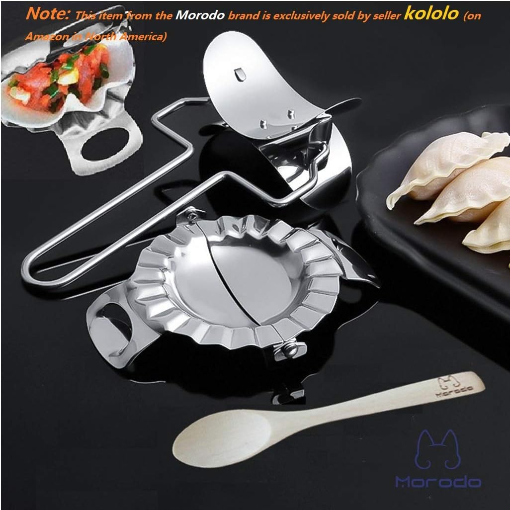 9cm Dumplings Pierogies Potstickers Rapid Making Tool Set (1×Dumpling Skin Maker & 2×Dumpling molds)