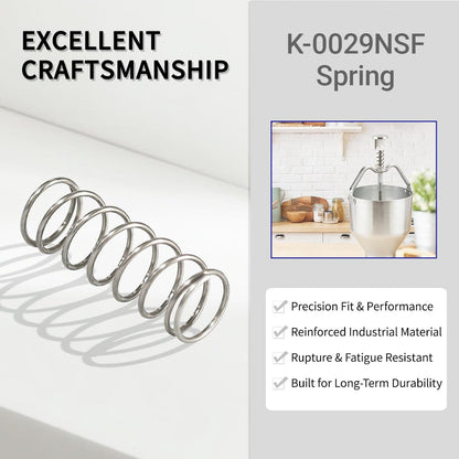 K-0029NSF Spring for B-elshaw Type K Pancake Dispenser