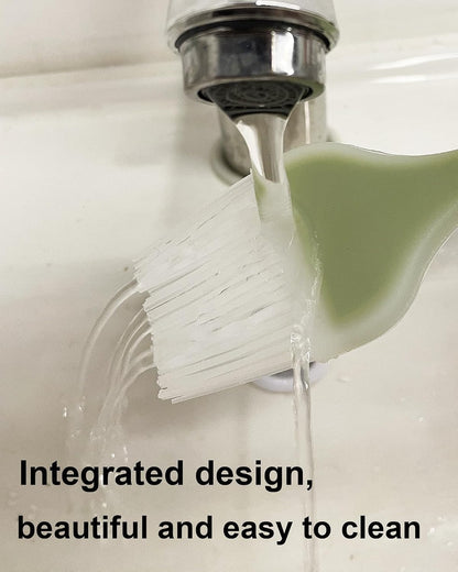 2 Pcs Silicone Basting Brush 10+8 Inch Pastry Brush- Green