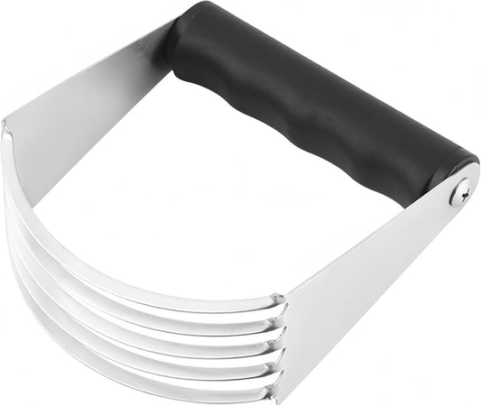 XL Heavy Duty Pastry Cutter, Stainless Steel | Pastry Blender Sharp Dough Blender, Thick Dough Cutter, Easy Mixing/Baking
