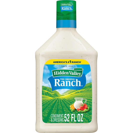 Original Ranch Salad Dressing and Topping, 52 Ounce Bottle (Package May Vary)