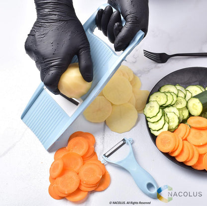 Handheld Mandoline Slicer for Kitchen, 5 in 1 Vegetable Slicer