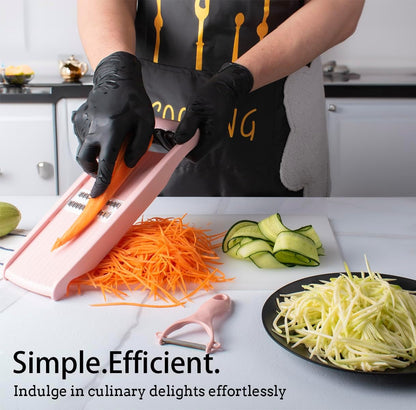 Handheld Mandoline Slicer for Kitchen, 5 in 1 Vegetable Slicer