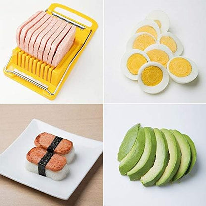 Convenient Kitchen Luncheon Meat Spam Cheese Slicer Quality Stainless Steel Wire Slicer BPA Free Made in Japan