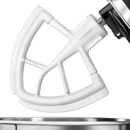 Flex Edge Beater Compatible With KitchenAid 4.5/5 Qt Tilt-Head Mixers,White