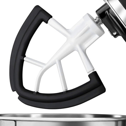Flex Edge Beater Compatible With KitchenAid 4.5/5 Qt Tilt-Head Mixers,White
