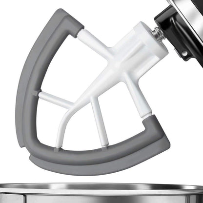 Flex Edge Beater Compatible With KitchenAid 4.5/5 Qt Tilt-Head Mixers,White