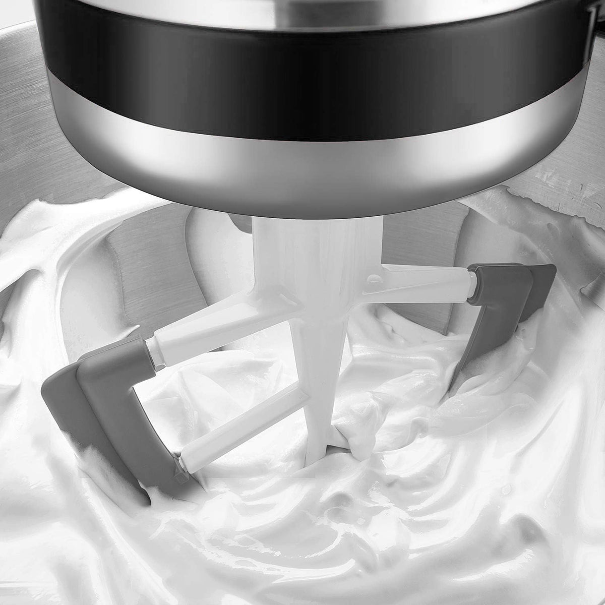 Flex Edge Beater Compatible With KitchenAid 4.5/5 Qt Tilt-Head Mixers,White