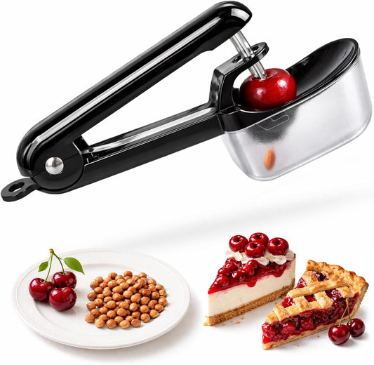 Cherry Pitter Remover, Heavy-Duty Plastic Core, Effortless Press-Type Operation, Compact Kitchen Gadget for Fast Fruit Coring & Deseeding