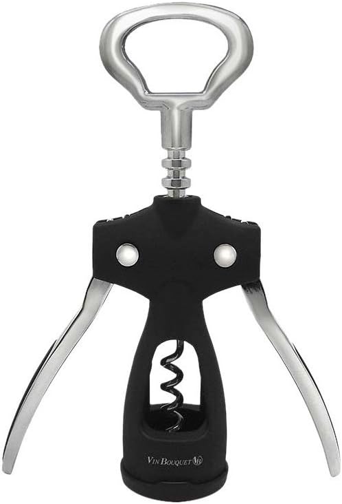 Vin Bouquet FID 016 Wings Corkscrew. Stainless Steel Wings corkcrew with Rubber Finishing
