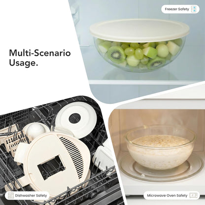 Salad Chopper with Bowl, Vegetable Chopper for Salad Prep, 8.5 Cup Glass Bowl, Food Chopper for Kitchen, Onion Chopper, BPA-Free & Dishwasher Safe, Easy Meal Prep Tool
