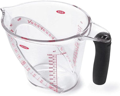 1 Litre Angled Measuring Jug, Transparent