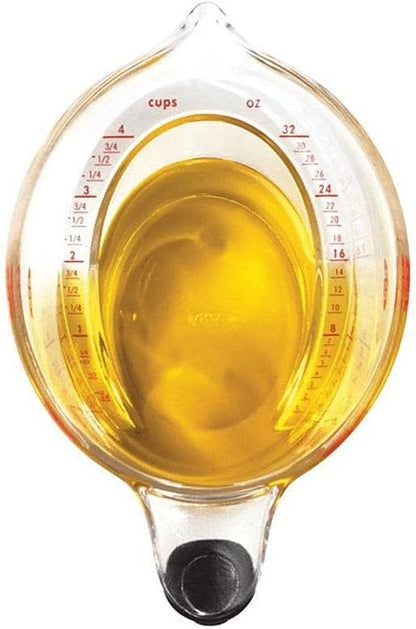 1 Litre Angled Measuring Jug, Transparent