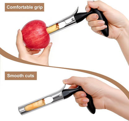 Apple Corer, Apple Corer Tool, Premium Stainless Steel Core Remover Tool