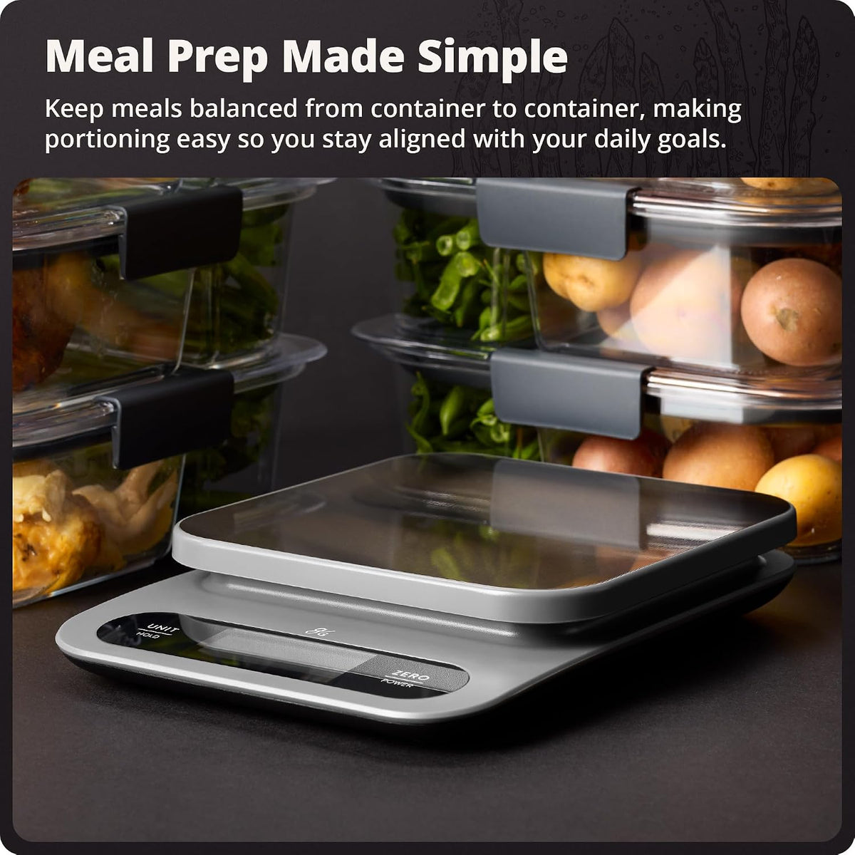 Digital Food Scale for Kitchen & Baking, 22lb High Capacity